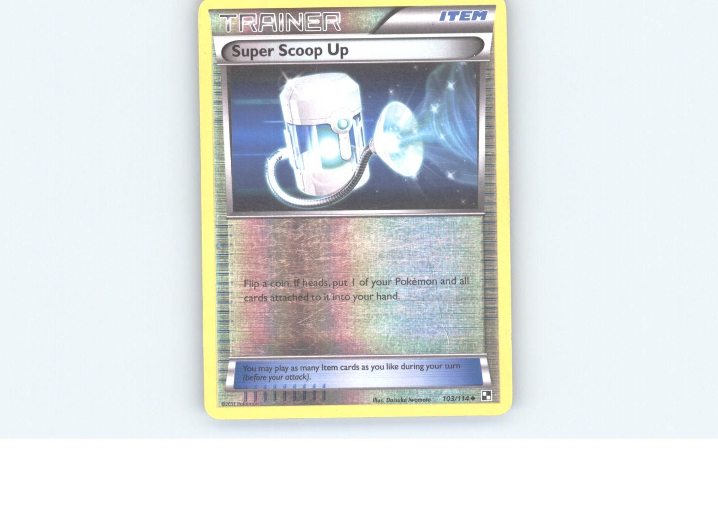 Super Scoop Up 103/114 Uncommon Black & White Pokemon Near Mint