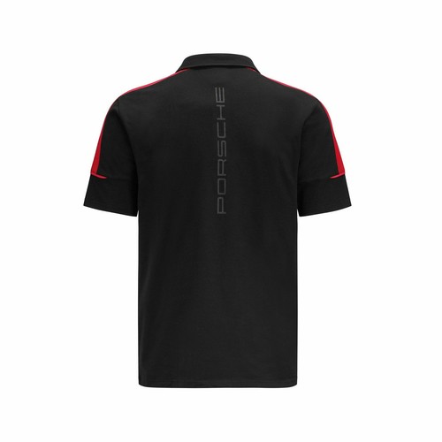 Polo uomo Porsche Motorsport Fanwear nera - Foto 2 di 2