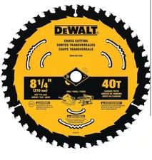 Dewalt 8-1/4In 40T Circular Saw Blade.