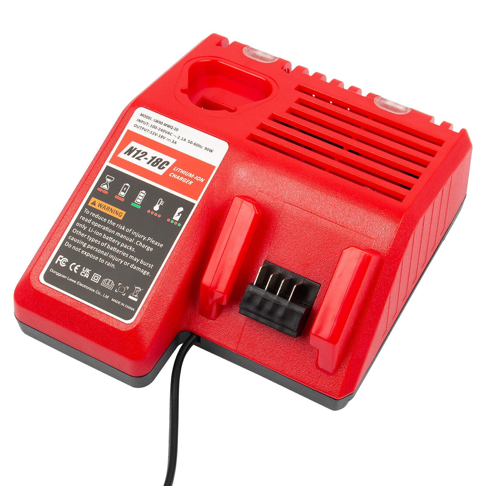 Battery Charger For Milwaukee For M18 18V 12V Dual Voltage 48-59-1812