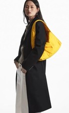 COS Authentic Lemon Diamond Quilted Shoulder Tote Bag Limited Edition