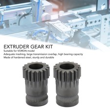Dual Drive Gears Kit High Accuracy Extruder Gear Replacement for 