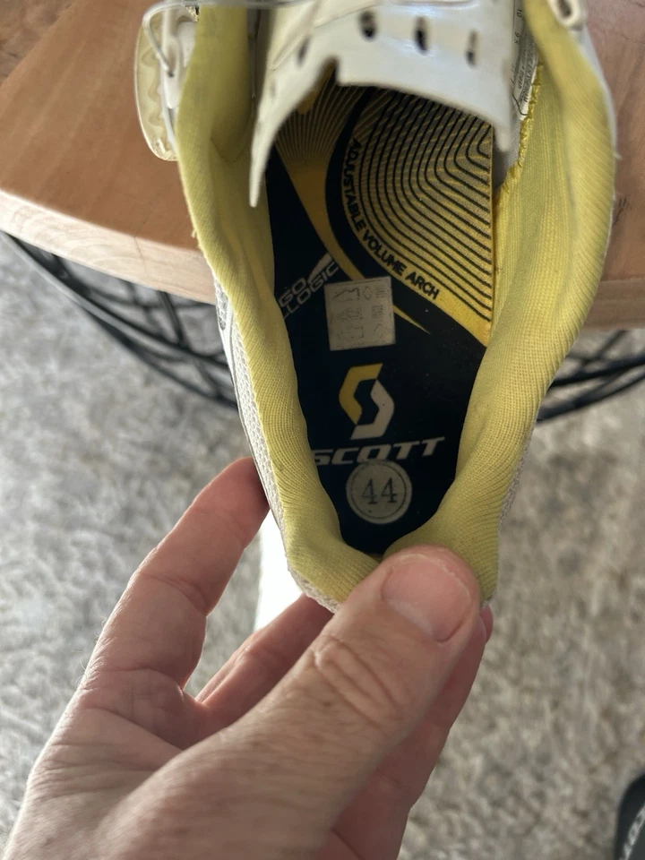 SCOTT Boa Road Cycling Shoes 3 Bolts Size EU 44 US 10.5 sidi HMX Carbon Sole - Image 4 of 4