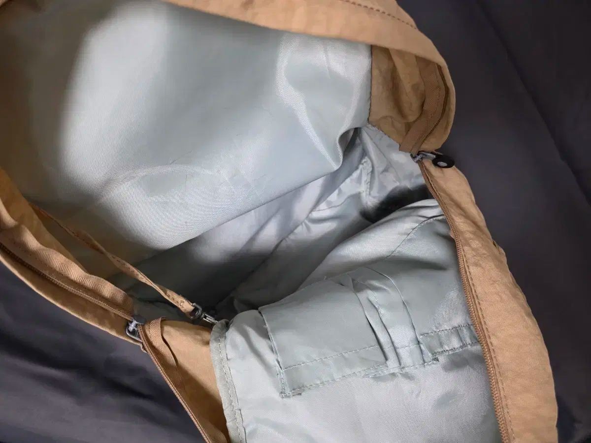 Kipling Backpack Beige Lightweight Stylish - image 7