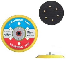 PLATORELLO A 6 FORI FISSAGGIO A STRAPPO Ø 6" -150 mm PER LEVIGATRICE ROTORBITALE