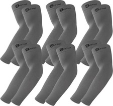 NEW 6 Pairs UV Sun Protection Arm Sleeves, UPF 50 Sports Cooling Arm Comp