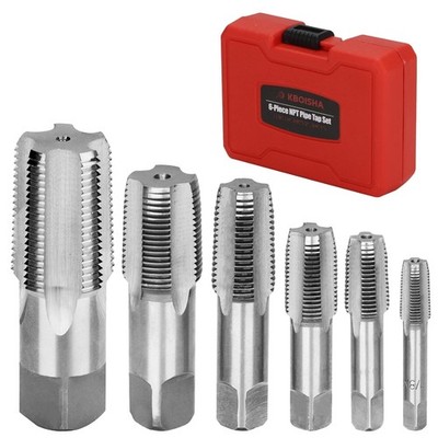 Leak-Proof NPT Tap Set, 6 Sizes Included