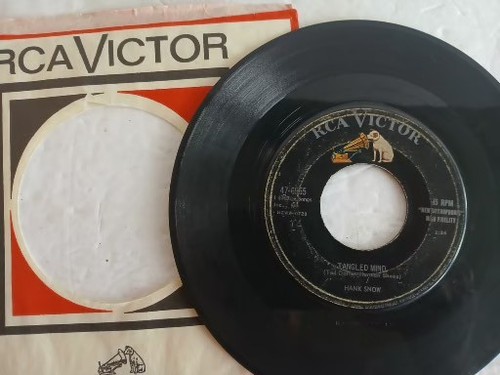 HANK SNOW 45 RPM RCA VICTOR RECORD--IN RCA VICTOR SLEEVE-- - Picture 2 of 2