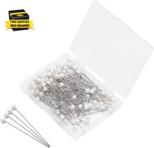 100Pcs Corsage Pins, round Ball Head Sewing Pins, Bouquet Pins, Straight Pin for