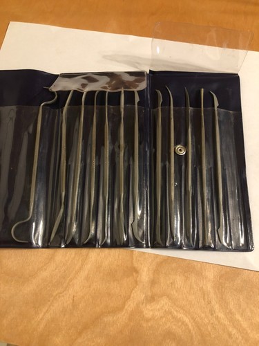 Grobet 12 Piece Swiss Die Sinker Rifflers and Files all 0 cut