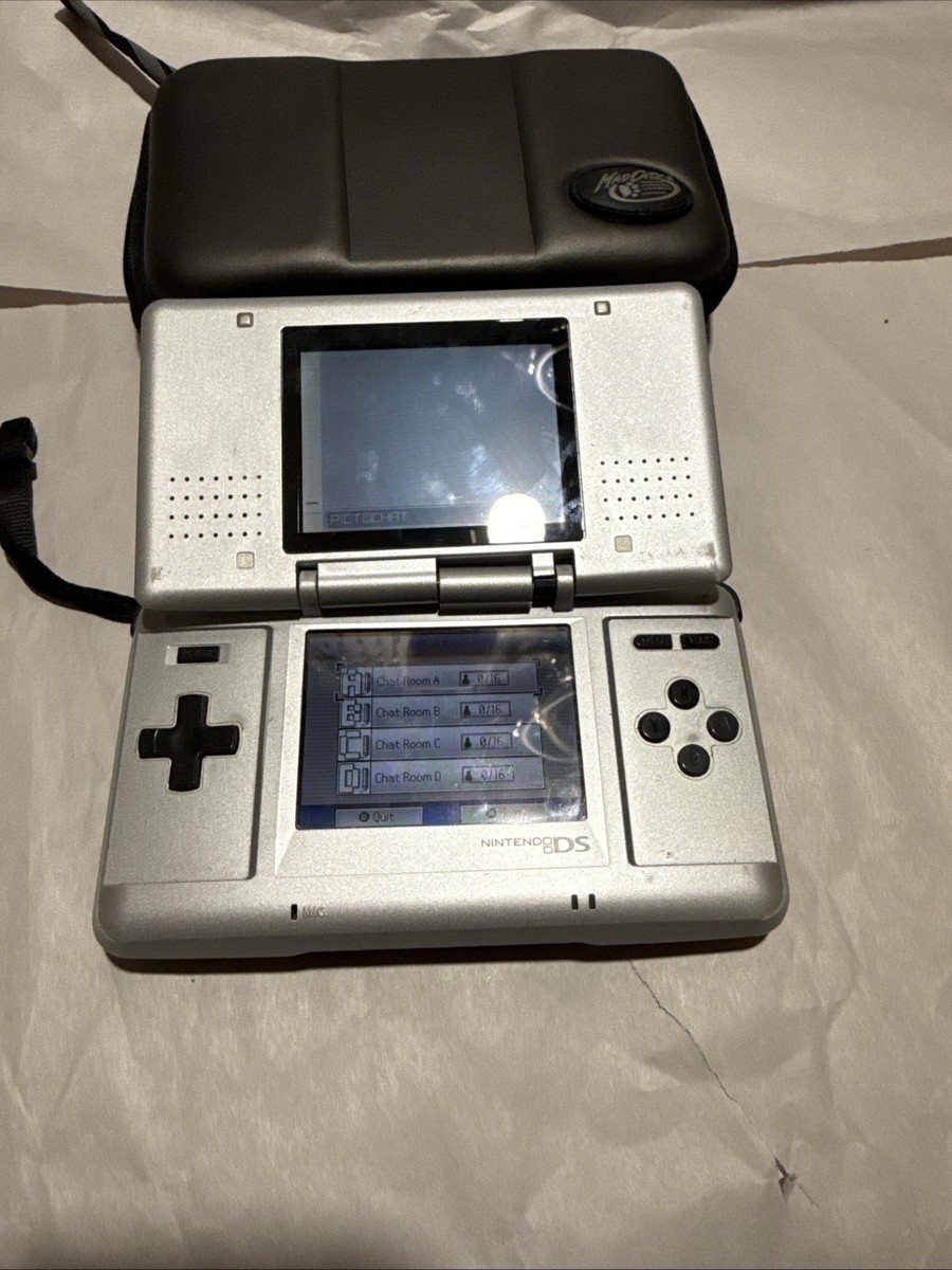 Nintendo DS NTR-001 Original Console Silver Tested Works | eBay