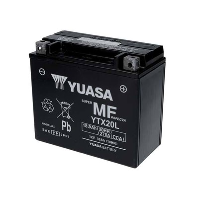 YUASA YTX20L AKKU LADEGERÄT 12V / 18AH FXDBC 1690 DYNA STREET BOB 2016-2016