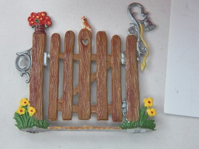 WILHELM  SCHWEIZER BAVARIAN PEWTER STAND UP GARDEN GATE WITH BOX , PAMPHLET