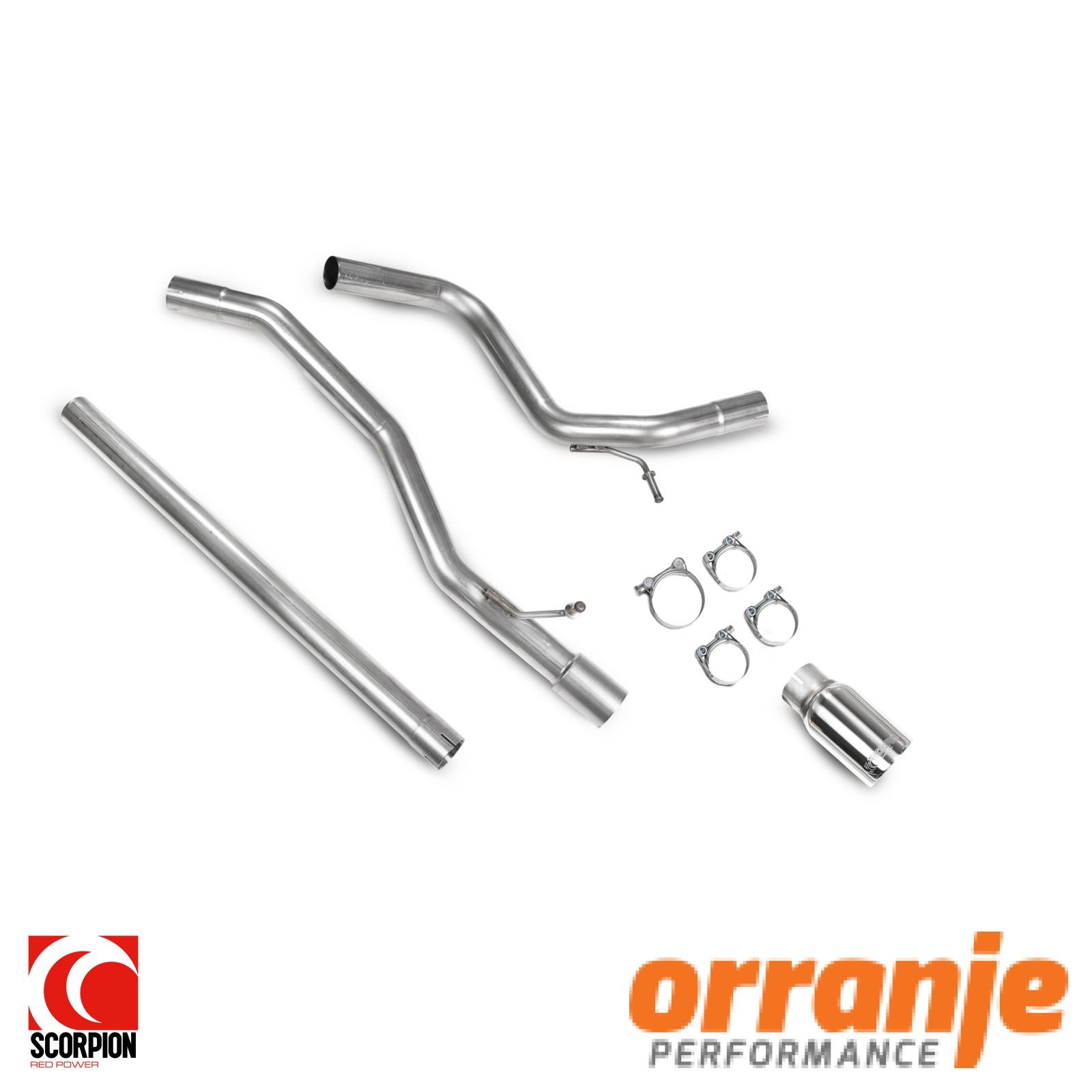 Scorpion Non-resonated Cat-Back System Volkswagen UP! GTI / UP! TSI 2018-2024 - Image 2