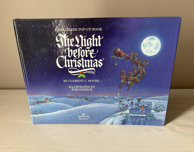 Hallmark Pop-Up The Night Before Christmas Hardcover Illus Moore/Patrick 2000