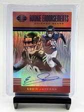 Panini Illusions 2017 Rookie Endorsements Blue /50 Eddie Jackson Auto Bears