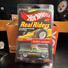 Hot Wheels Real Riders Series 8 '83 Chevy Silverado Green Truck 01062/03000