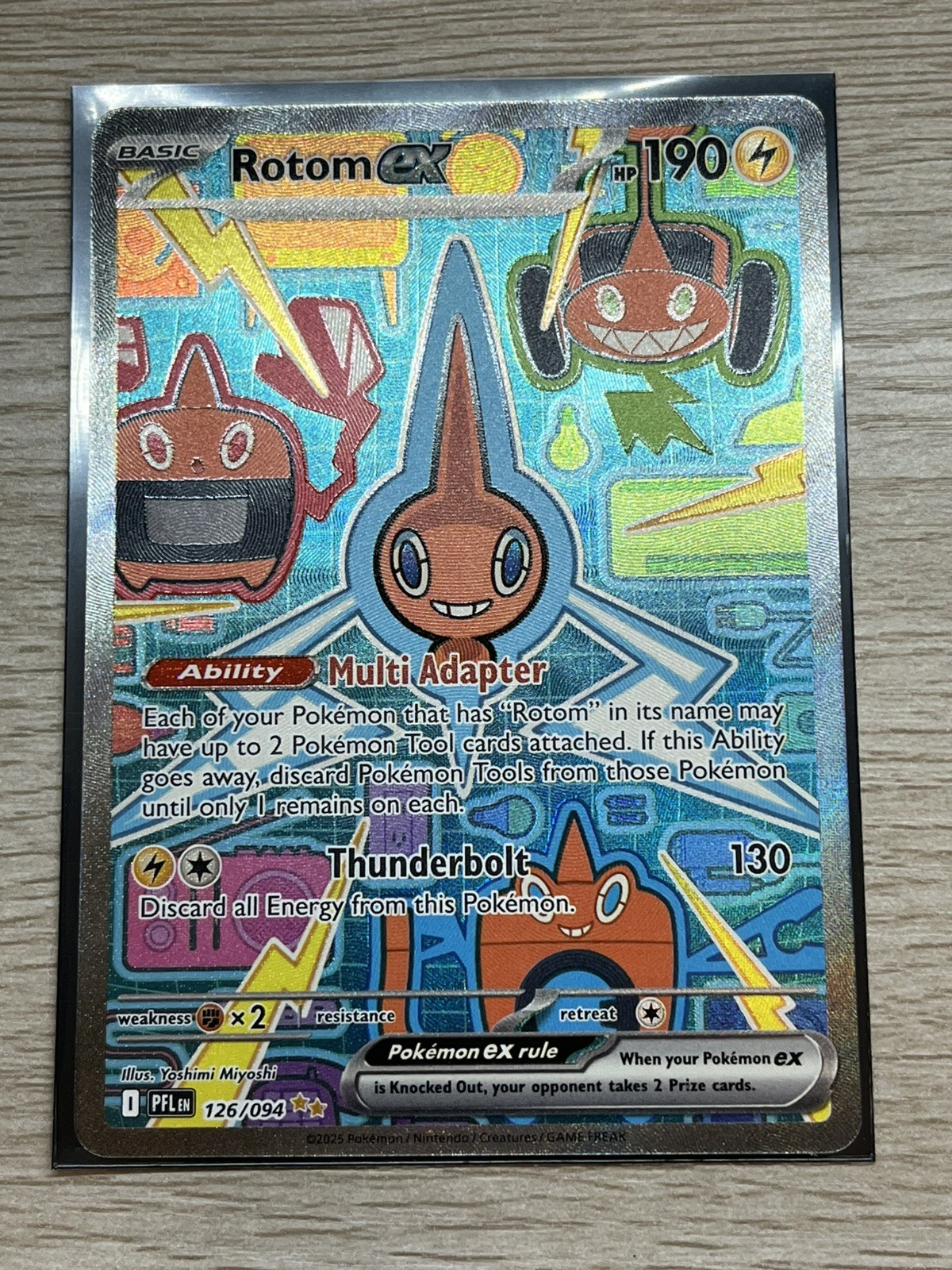 Pokémon Rotom ex SIR Phantasmal Flames Special Illustration Rare 126/094