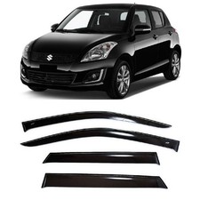Tape-on Window Visors Rain Guards Fit Suzuki Swift Iv Hb 2010-17 Wind Deflectors Tape-on Window Visors Rain Guards Fit Suzuki Swift Iv Hb 2010-17 Wind Deflectors