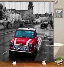 A Gray City Without Color 3D Shower Curtain Polyester Bathroom Decor Waterproof