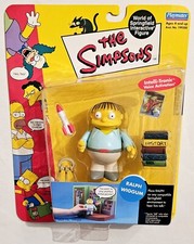 THE SIMPSONS WORLD OF SPRINGFIELD INTERACTIVE FIGURE RALPH WIGGUM SERIES 4