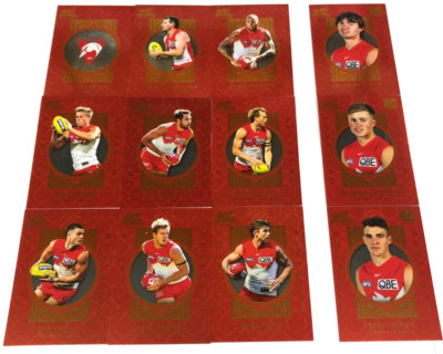 2021 SELECT AFL OPTIMUM SERIES OPTIMUM PLUS CARD FULL TEAM SET(9+3)-SYDNEY
