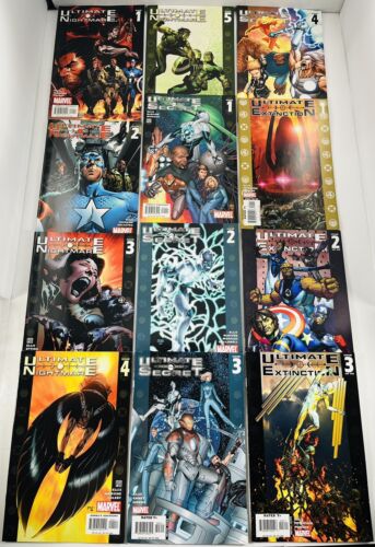 19 ULTIMATE NIGHTMARE #1-5 / SECRET 1-4 / EXTINCTION 1-5 / HAWKEYE SETS 2009 NM- - Picture 1 of 2