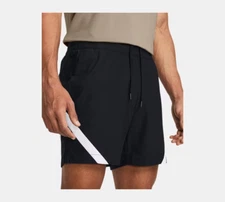 Under Armour Steph Curry 7" Basketball Shorts UA Black White 2XL XXL 1383425-001