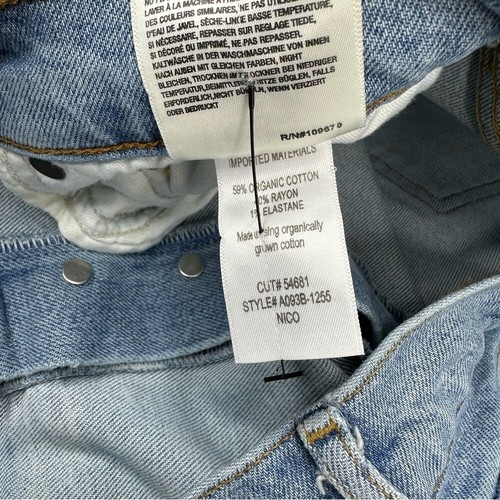 AGOLDE Damen Blame NICO High Rise Slim Fit Button-Fly Designer Jeans W32 /L27 - Bild 7 von 11