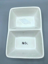 Rae Dunn Artisan Collection By Magenta Divided "Note" Desk Organizer 7.5" x 5"