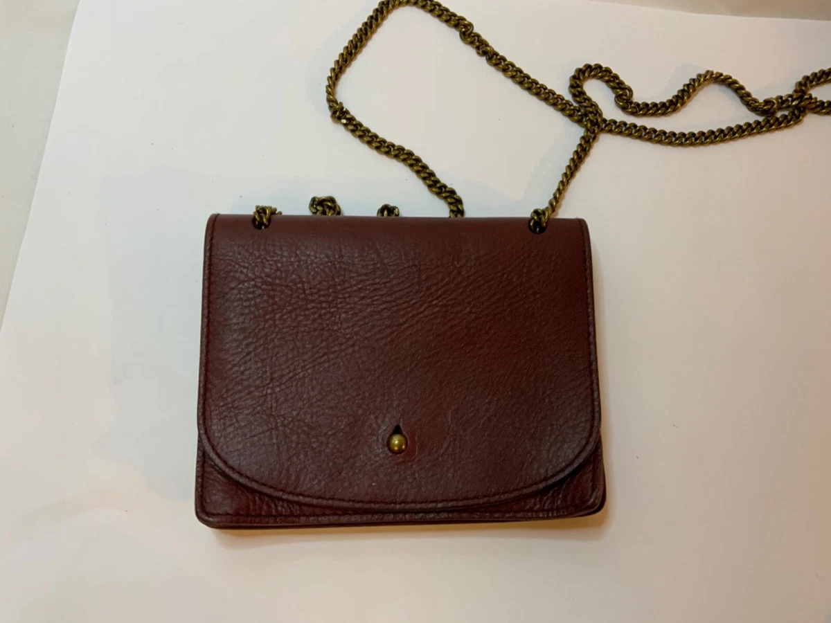 Madewell The Chain-Strap Crossbody Bag in Leather - Size One S