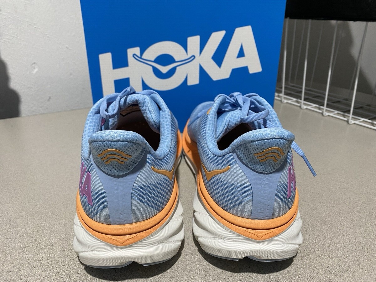 Hoka‎ Clifton 9 Men\'s 12 Vibrant Blue and Orange Athletic Shoes Hoka Clifton 9 Review | Running Shoes Guru main image 3