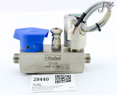 28440 APPLIED MATERIALS FLOW SNSR, FCS-G1/4A4-ARX/D118 W/ RETURN