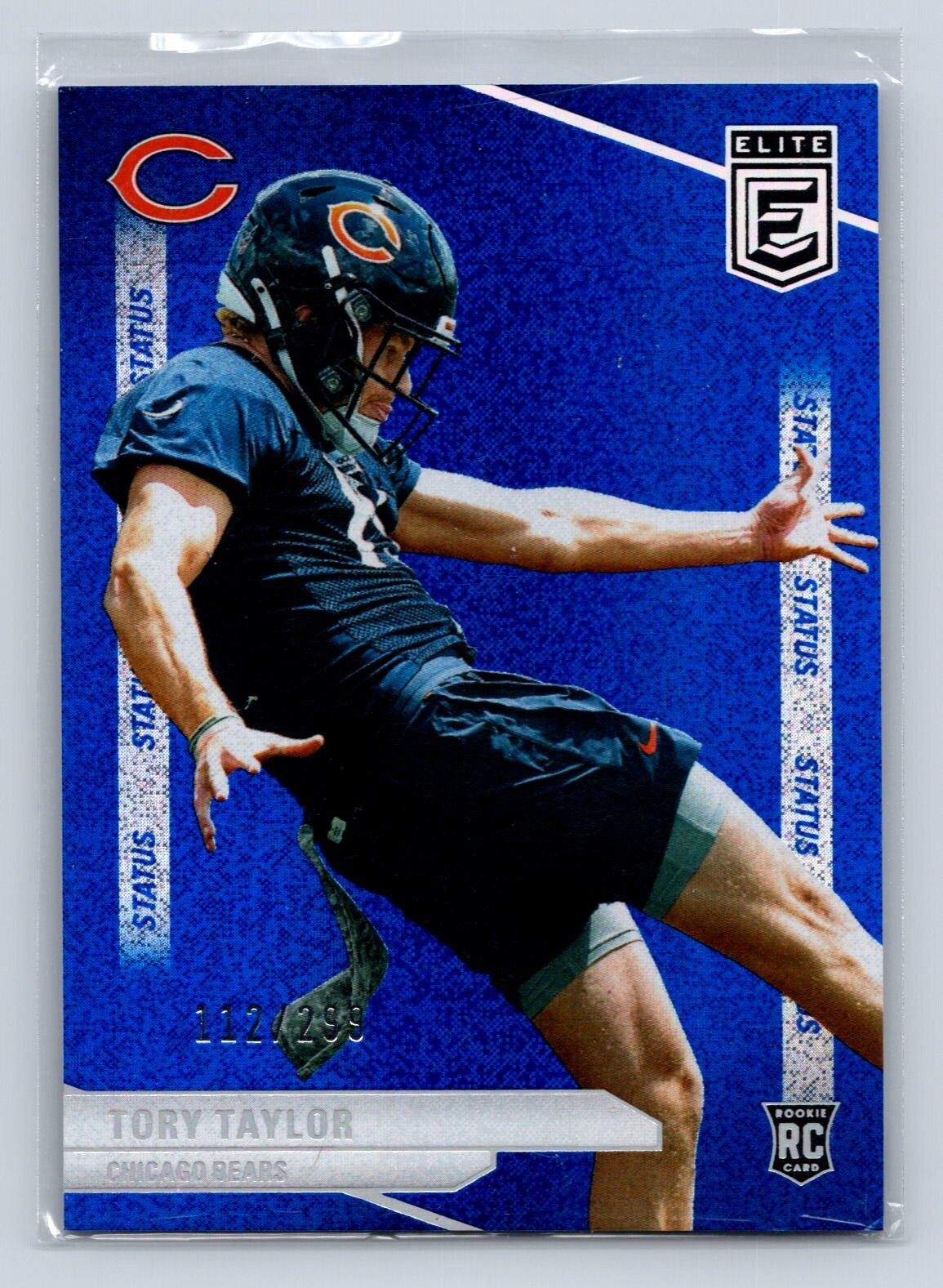 2024 Panini Donruss Elite Tory Taylor Rookie Blue Status 101 (/299)