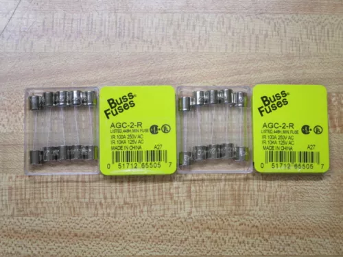 Buss AGC-2-R Bussmann Fuse Cross Ref 4XH42 Fine Wire Element (Pack of 30)