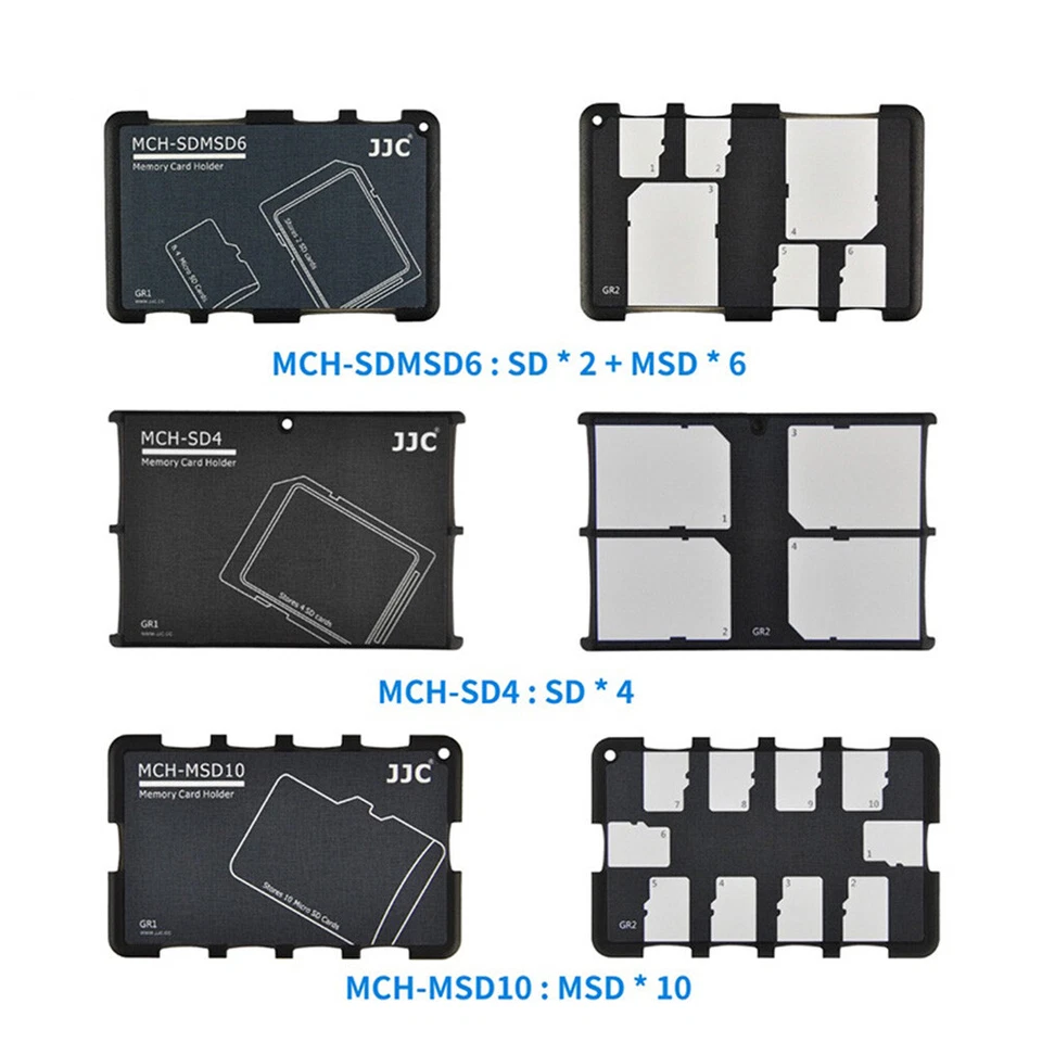 Thin Micro SD Card Holder Memory Card Case for SD Micro SD TF Cards Hard Shell - Image 3 of 4