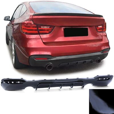Heckdiffusor Performance Schwarz Glanz passt für 3er BMW GT F34 340i