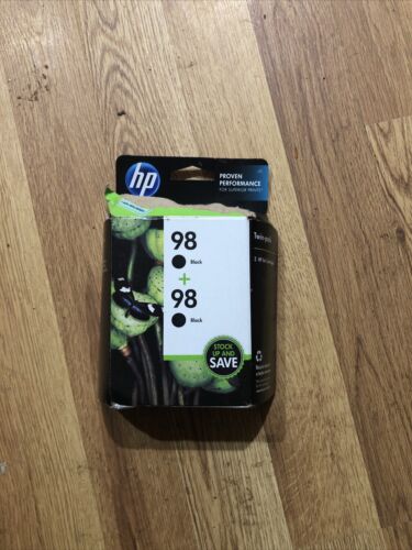 Genuine HP 98 Combo Pack Black/ Black Ink Cartridge Lot Expire aug 2015 - 第 1/5 張圖片