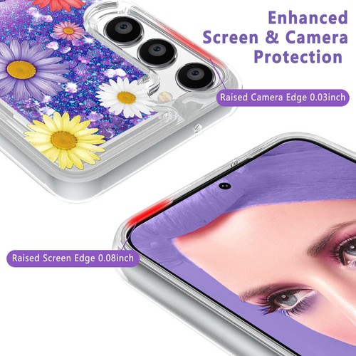 Funda suave impresa brillante para teléfono Samsung S25 S24 S23 A16 A35 para niña - Imagen 10 de 47