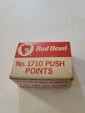Vintage Red Devil No 1710 Push Points