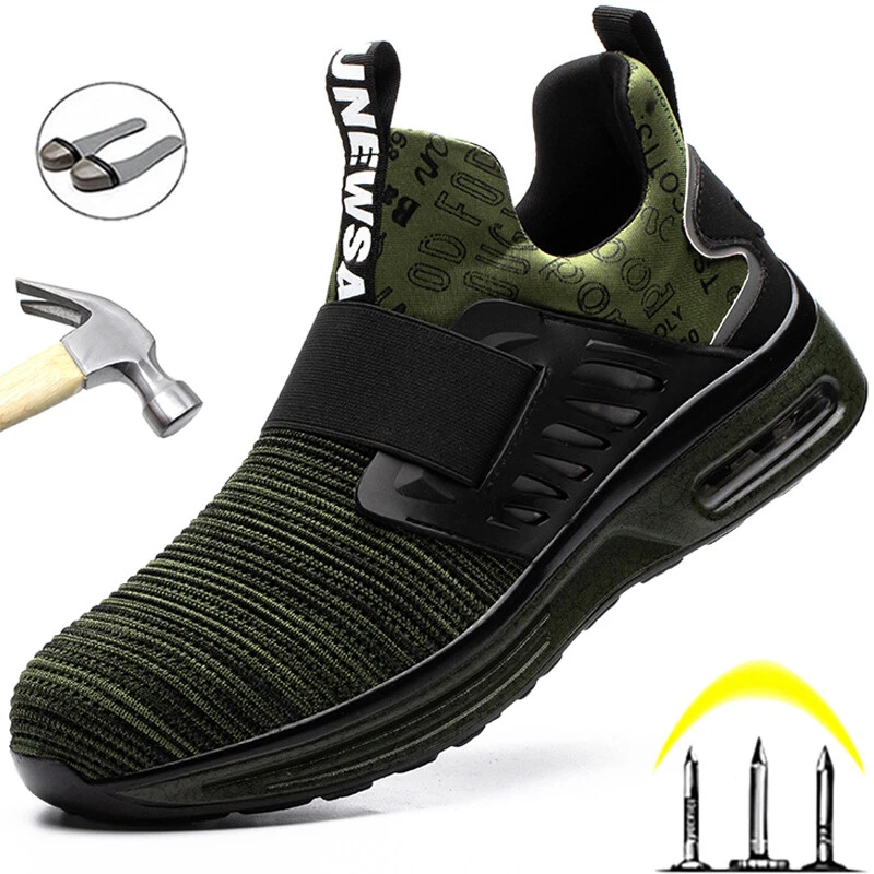 Men Safety Shoes Work Boots Security Indestructible Sneaker Puncture-Proof Black
Opens in a new wind