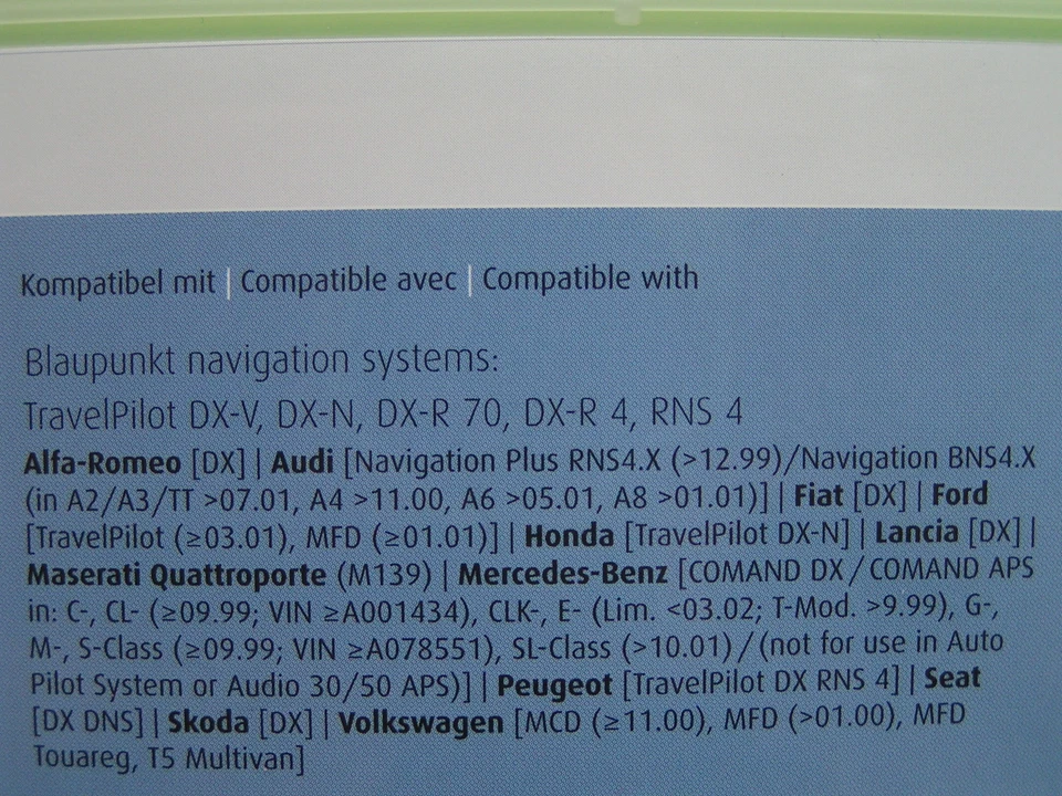 CD NAVIGATION DX WEST EUROPA 2014 VW MFD 1 2 T4 T5 TOUAREG PASSAT GOLF 4 SHARAN - Bild 2 von 2