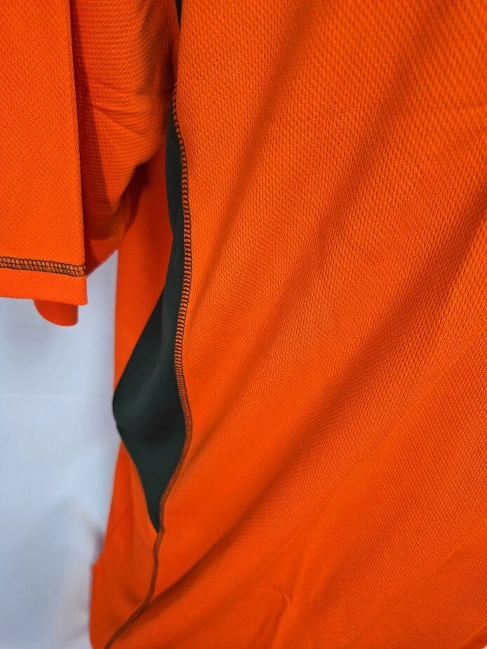 Camisa polo de golf de poliéster grande y alta para hombre Fanatics NCAA Univ of Miami Hurricanes Foto 4 de 4