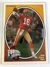 1991 Upper Deck Football Heroes Joe Montana #8 San Francisco 49ers