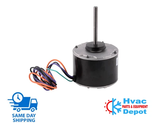 Lennox 65G60 Condenser Fan Motor, 1/6 HP, 208/230V-1Ph, 825 RPM K055JRH3601861J