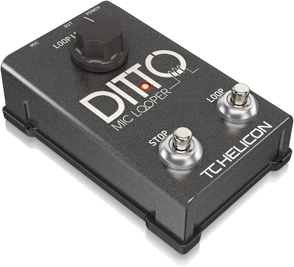 【服&音楽】TC HELICON DITTO MIC LOOPER TC Electronic | Product | DITTO MIC LOOPER