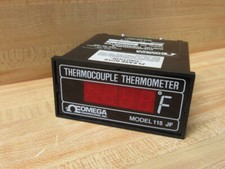 Omega 115-J-F Thermocouple Digital Thermometer 115JF