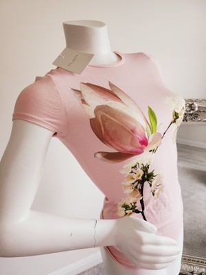 TED BAKER Harmony Tshirt Size 0 UK 6 BNWT