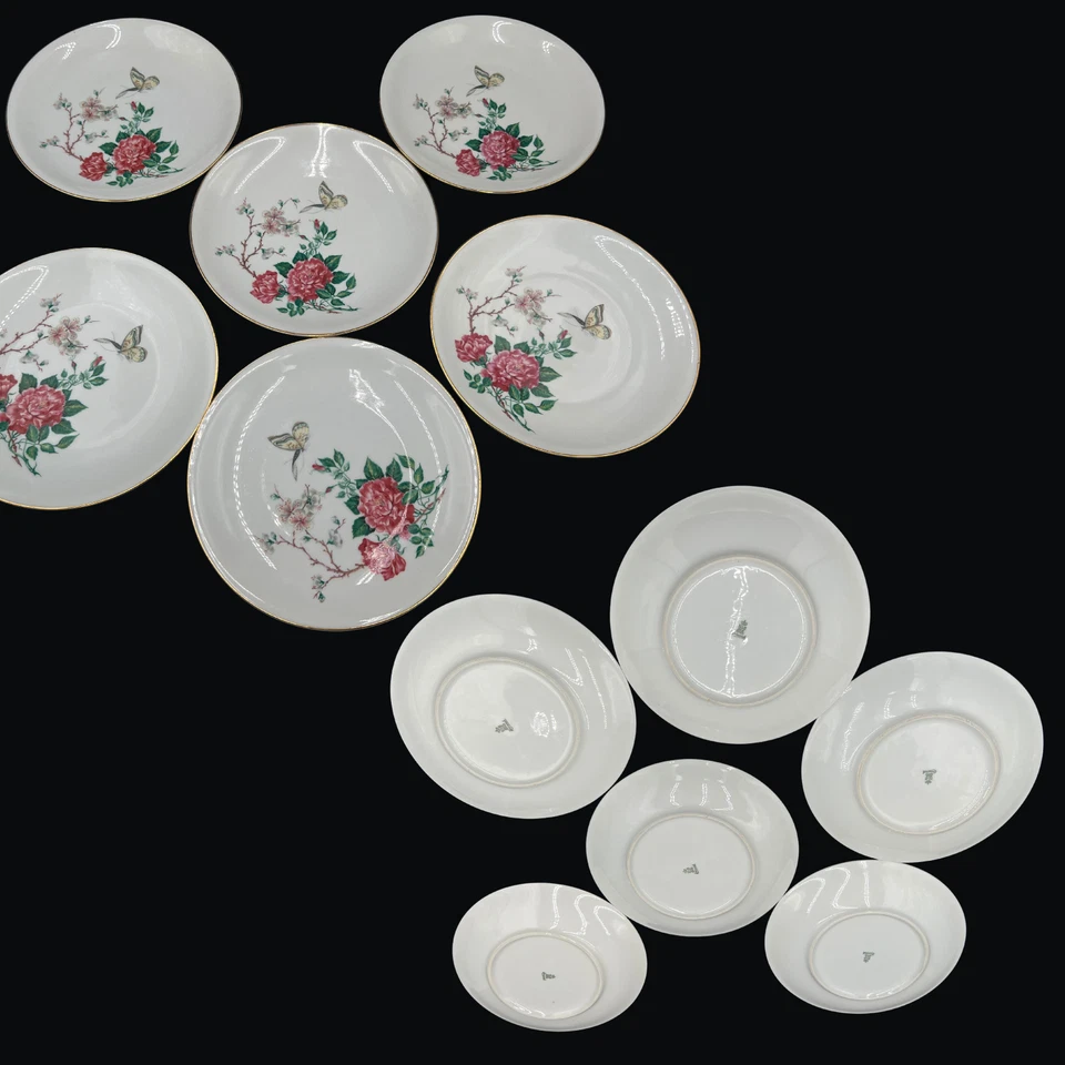 Vajilla antigua de porcelana H&G SELB Bavaria Heinrich juego de servicio de cena Foto 3 de 4