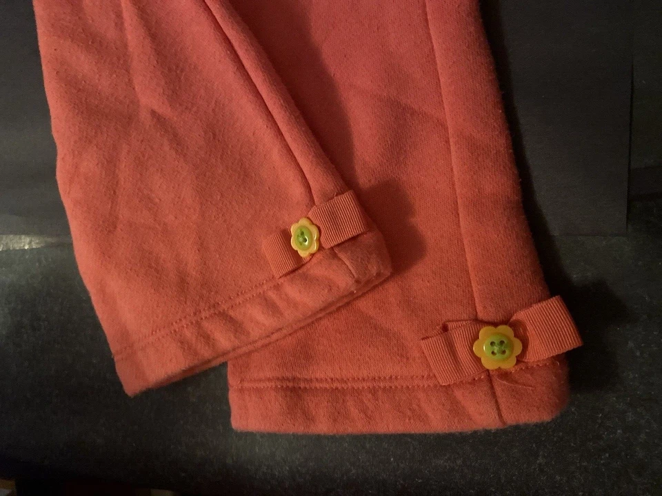 Pantalones de salón de lana para niñas Gymboree talla 2T vintage 2012 rosas flores en crecimiento Foto 2 de 4